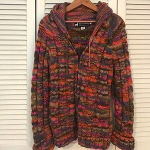 Multicolored knit jacket